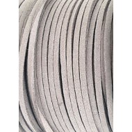 Suede Lichtgrijs 3mm per meter
